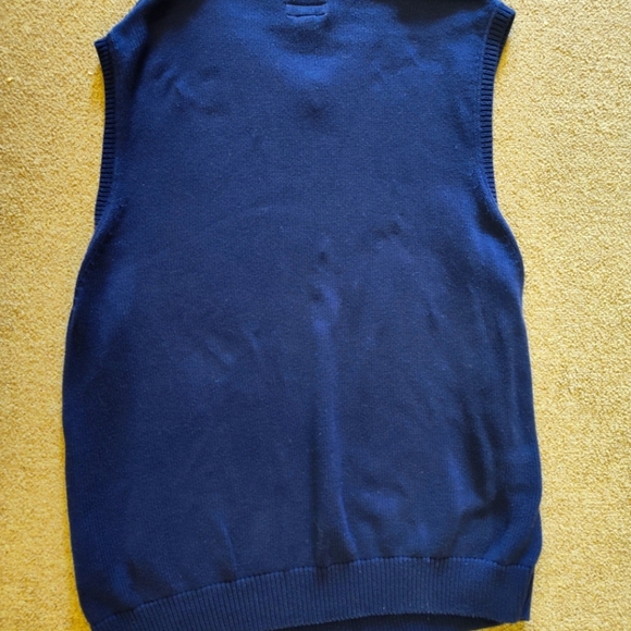 St.John's Bay Mens XXL Navy Blue Sweater Vest - Picture 2 of 3